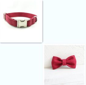 Pet Traction Collar Dog Collar (Option: Red Bset-XL)