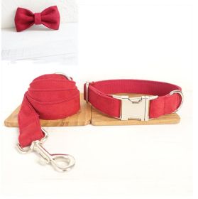 Pet Traction Collar Dog Collar (Option: Red Cset-S)